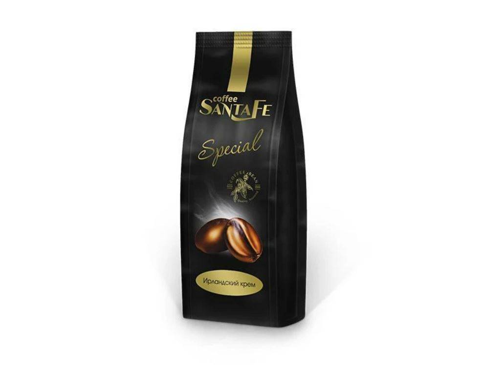Купить онлайн Ирландский крем кофе Арабика SantaFe, 250г в интернет-магазине Беришка с доставкой по Хабаровску и по России недорого.